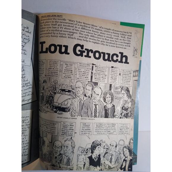 MAD Magazine #205 Vintage Comic Book March 1979 Grease Movie Satire Lou Grant TV - Picture 4 of 5